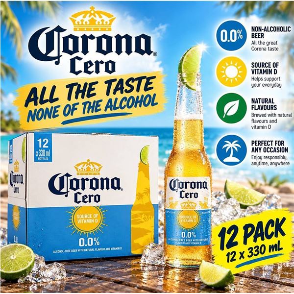 Corona Cero 12x330ml Non-Alcoholic Beer