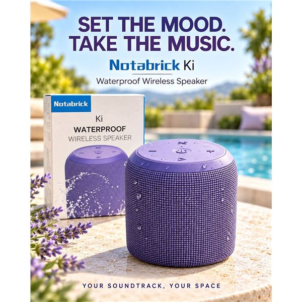 Notabrick Ki Waterproof Wireless Speaker