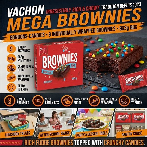 Ochoa Brownies Mega Candy 962g Box