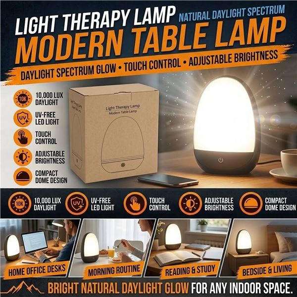 Modern Light Therapy Lamp Table Lamp