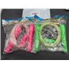 Image 2 : Pair LED Jump Ropes Pink And Green