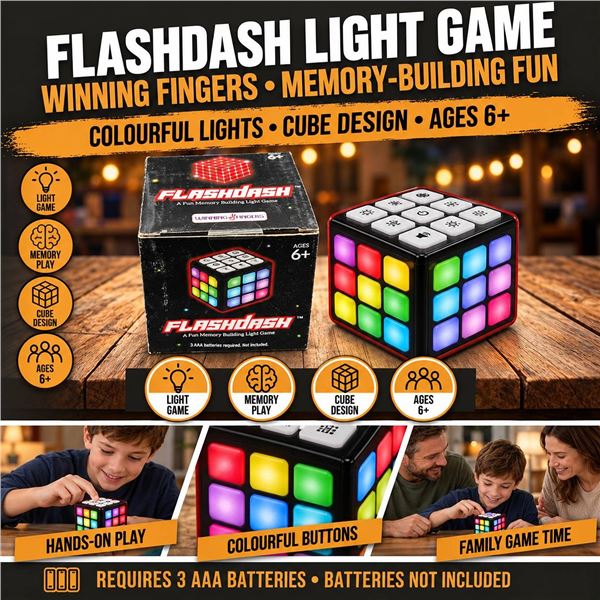Winning Fingers FlashDash Memory Game, Ages 6+