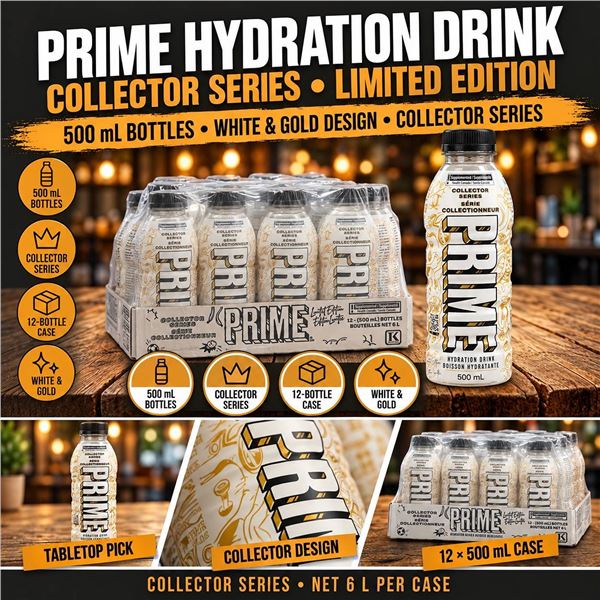 Prime Collector Series 12-Pack Hydration Drink