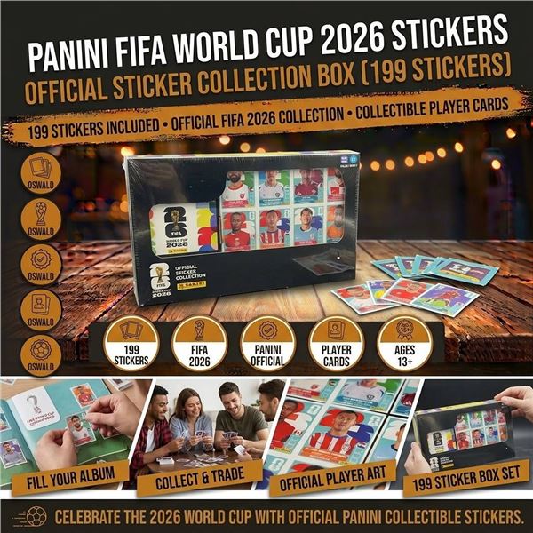 Panini FIFA World Cup 2026 Sticker Box