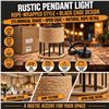 Image 1 : 510CM Hemp Rope Pendant Light Fixture