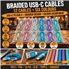 Image 1 : 10 Braided USB Charging Cables