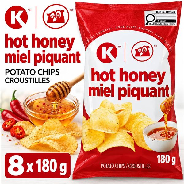 Kirkland Hot Honey Potato Chips 180g