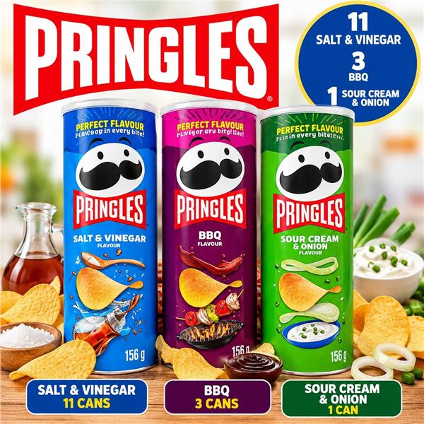Pringles Chips 3-Pack Assorted Flavours 156g