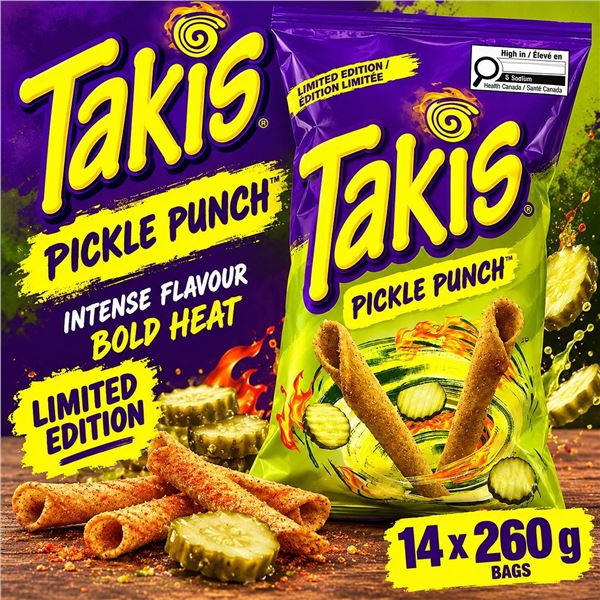 Takis Pickle Punch 14 x 260g Bag