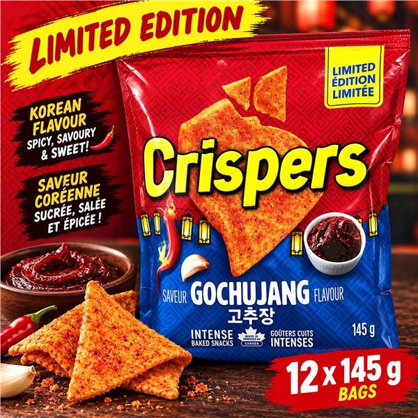 Crispers Gochujang Intense Snacks 145g