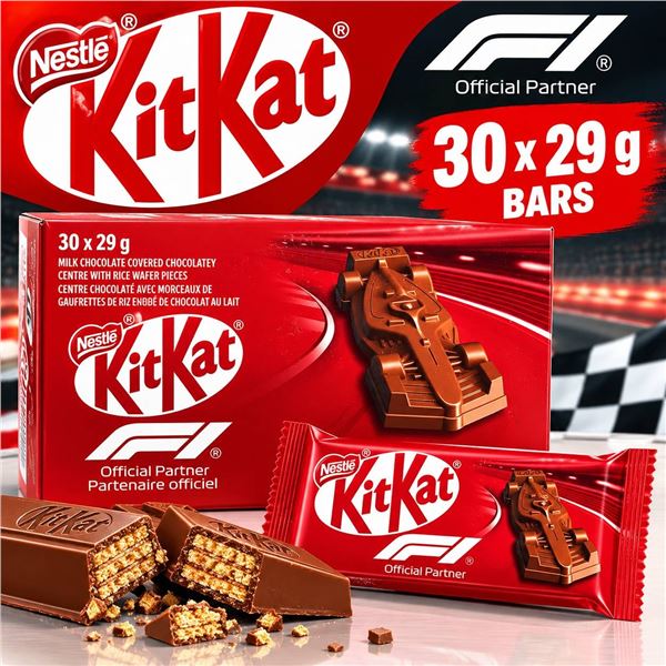 KitKat F1 Milk Chocolate Bars 30 x 29g