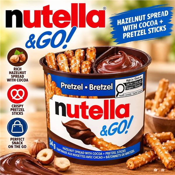 Nutella & Go Pretzel Sticks 11 x 54g Each