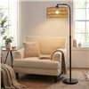Image 1 : JDCQKHA LED Floor Lamp with Lampshade