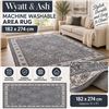 Image 1 : Wyatt & Ash Machine Washable Area Rug 182x274cm