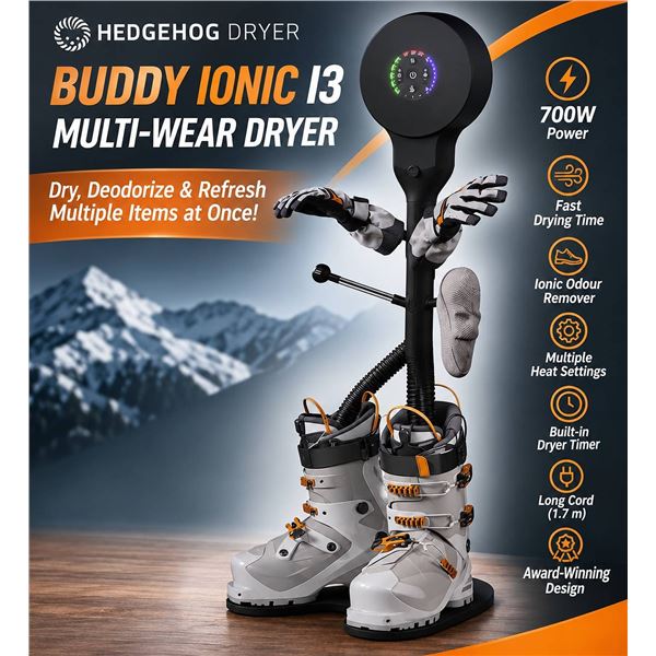 Hedgehog Dryer Buddy Ionic 13 Multi-Wear 700W