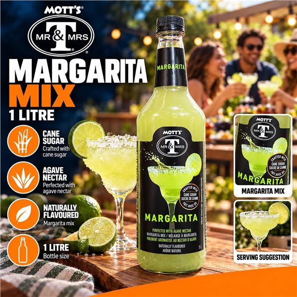Mott's Margarita Mix 1L Bottle