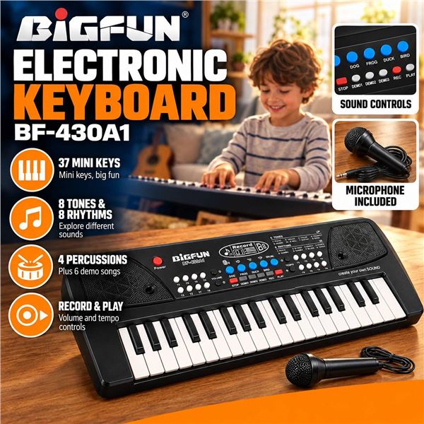 BIGFUN BF-430A1 Mini Electronic Keyboard