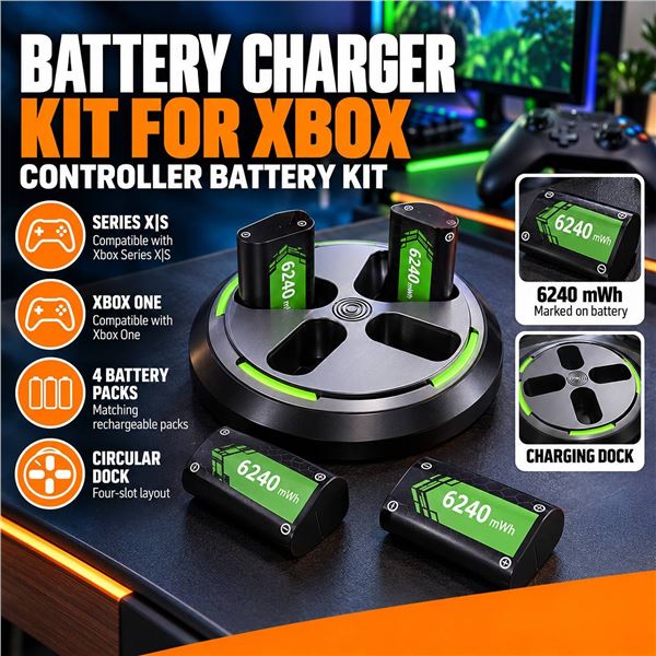 G07Pro Xbox Series S/X Battery Charger Kit