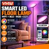 Image 1 : YHW Smart LED RGB Floor Lamp 67" With Remote