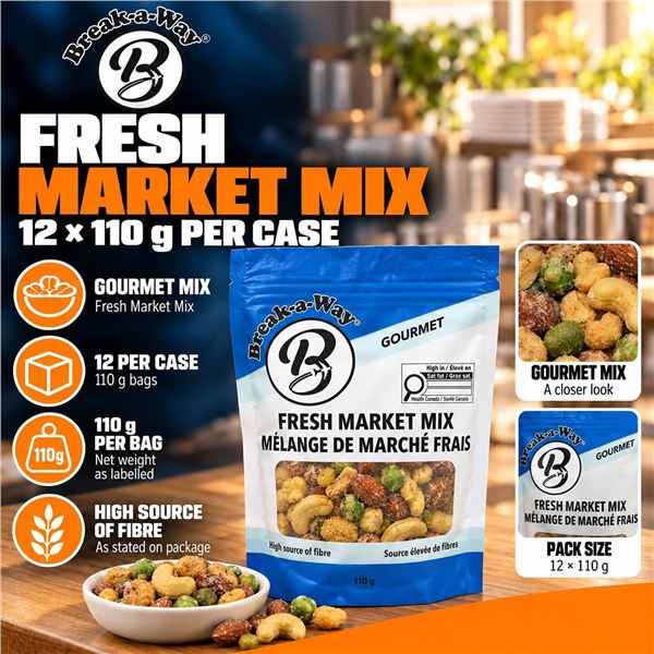 Break-a-Way Fresh Market Mix 12 x 110g