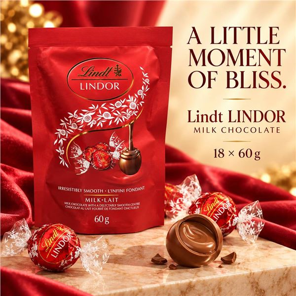 Lindt Lindor Milk Chocolate Truffles 60g