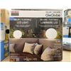 Image 2 : Seville Classics Solar LED Floating Light Globe