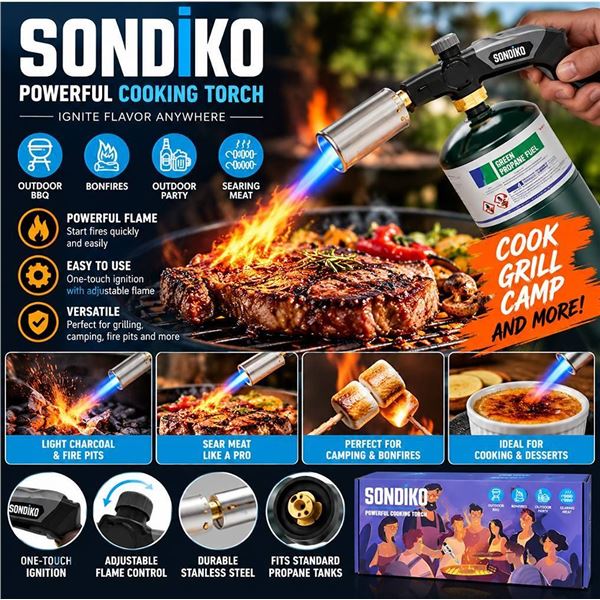 Sondiko Powerful Cooking Torch New