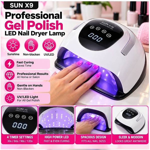 SUN X9 220W LED UV Nail Dryer Lamp