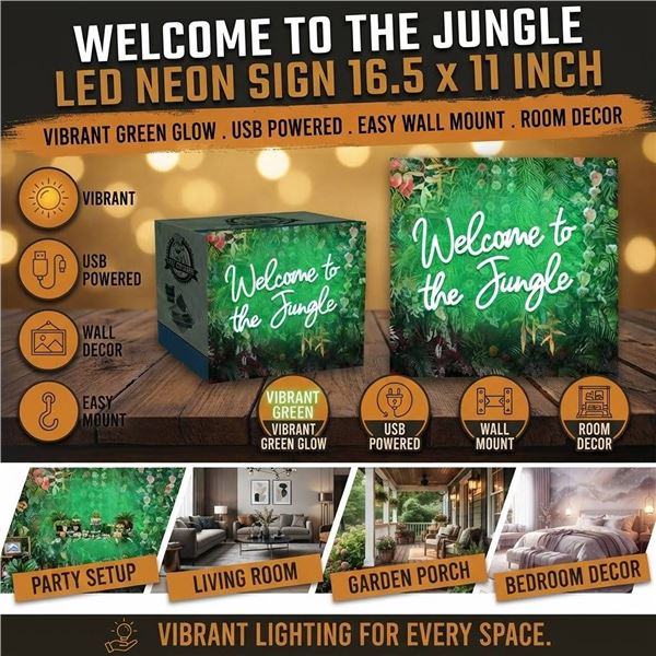 Dakabuka Welcome to the Jungle Wall DÃ©cor