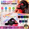 Image 1 : LED Light Therapy Mask Facial Device