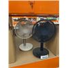 Image 2 : Lumena Portable Table Fans, Set Of 2