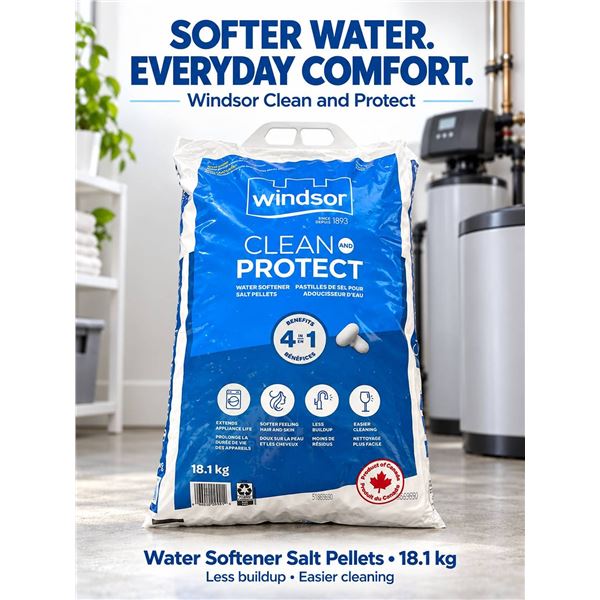 Windsor Clean Protect Water Softener Salt 18.1kg