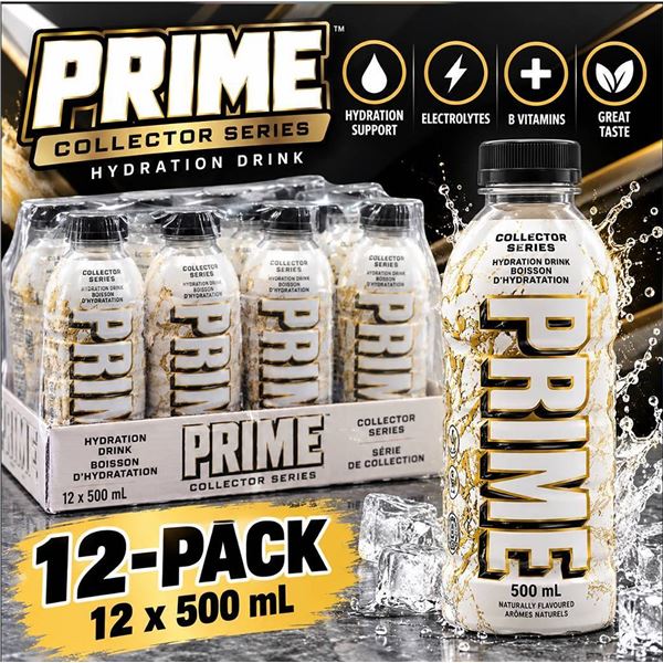 Prime Hydration Drink 12 x 500ml Bottles