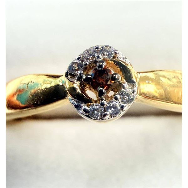 Gold Plated Sterling silver Natural Garnet Ring W/A $650.00