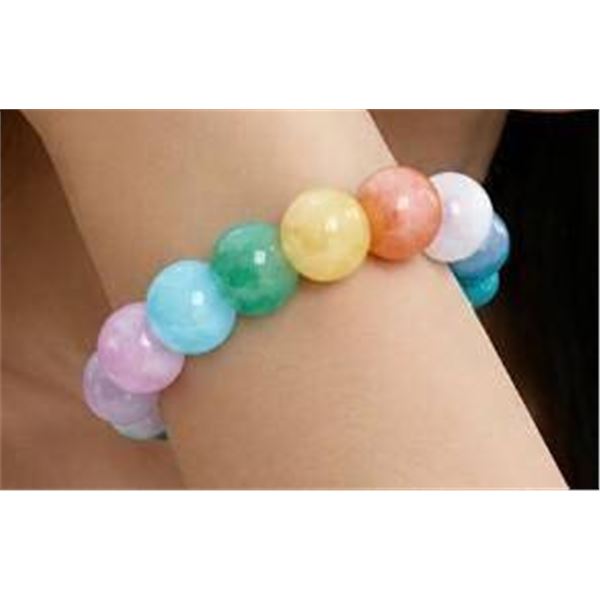 $60, neon color crystalbracelet, retail value $60