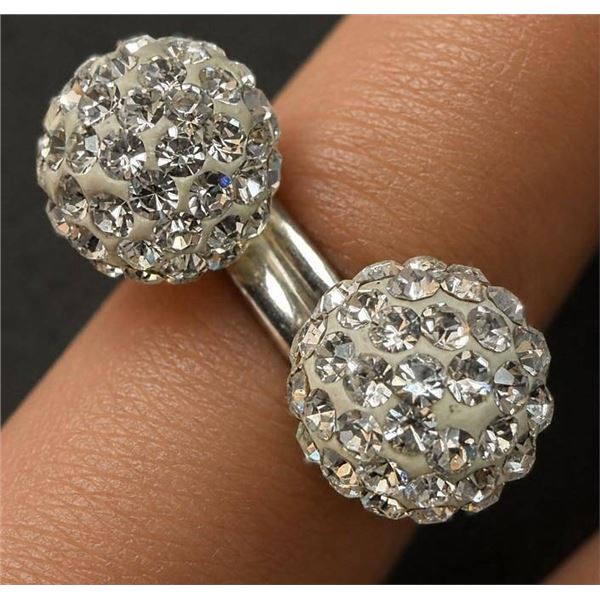 $140, silver.(2.65g), ring, size , retail value $140, ring resizeable for $50