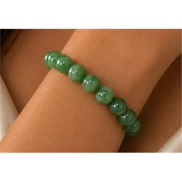 $50, green aventurine.bracelet 8-9", retail value $50