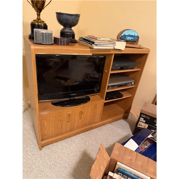TV cabinet content included 49" x 16" x 40" tall