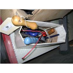 BOX OF SHOP TOOLS