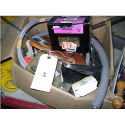 BOX OF SHOP TOOLS