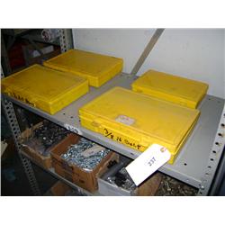 SHELF OF CASES W/SCREWS