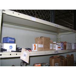 SHELF OF MISC SCREWS, NUTS AND BOLTS