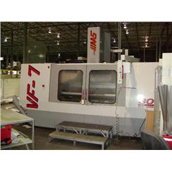 HAAS VF-7 CNC MACHINING CENTER W/ TOOLING 30HP, 3 PHASE, 208/230VAC, MFG. 02/98 S/N 13799