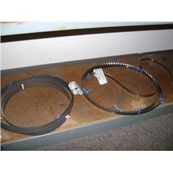 CONTENTS OF SHELF--DO ALL BAND SAW BLADES