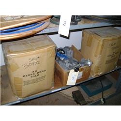 CONTENTS OF SHELF--BLASTING GLASS BEAD AND ALUMINUM BRACKET