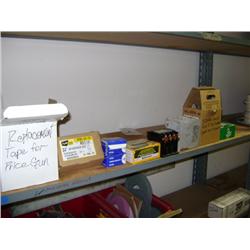 CONTENTS OF SHELF--ELECTRICAL CONTRACTORS VALVES