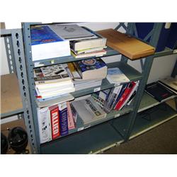 36"X12"X6' METAL SHELVING UNIT W/MANUALS