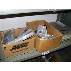 CONTENTS OF SHELF--ALUMINUM BRACKETS