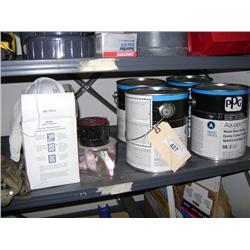 LOT OF EPOXY PAINT, MASK AND TAPE