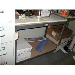 4'X4' GRAY WORK BENCH